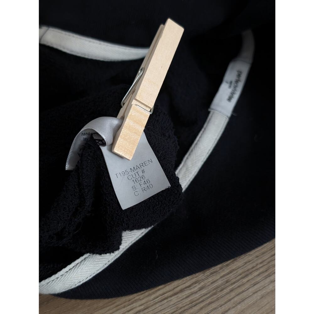 perfectwhitetee black Maren half zip pullover - Picture 5 of 5